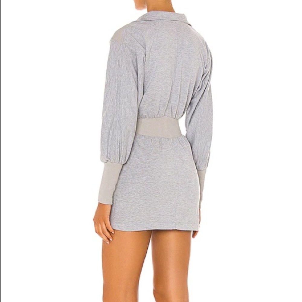 Carolina Cotton Mini Dress in Heather GreyLovers and Friends - Picture 2 of 5